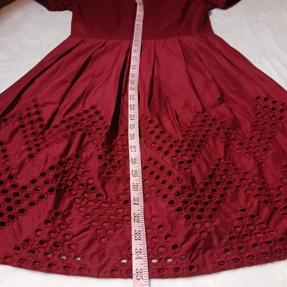 Dear Creatures, As Seen on "New Girl", Retro Dress, Color Berry, Size Small - Picture 10 of 16